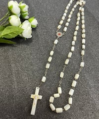 ベツレヘムパール　クロス　十字架　ネックレス　ロザリオ