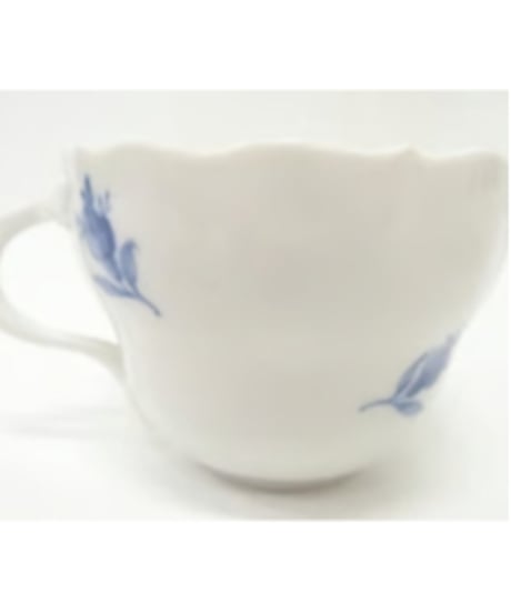マイセン　Meissen ブルーローズ カップ＆ソーサー　スプーン付　箱　蕾