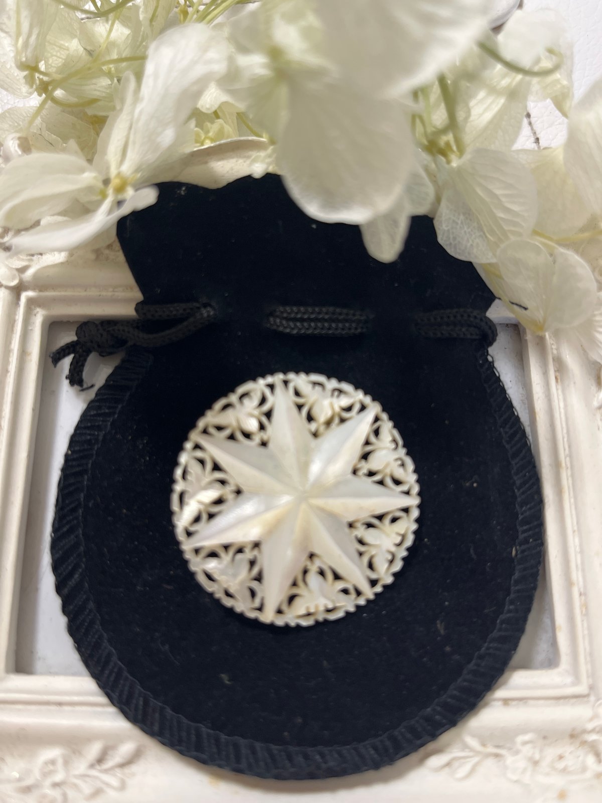 ベツレヘムパール 七芒星 七つ星 ブローチ パール エルサレム | Maison