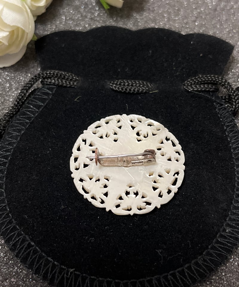 ベツレヘムパール ベツレヘムの星 七芒星 ブローチ | sophia333 ベツレヘムパール ベツレヘムの星 七芒星 ブローチ | sophia333