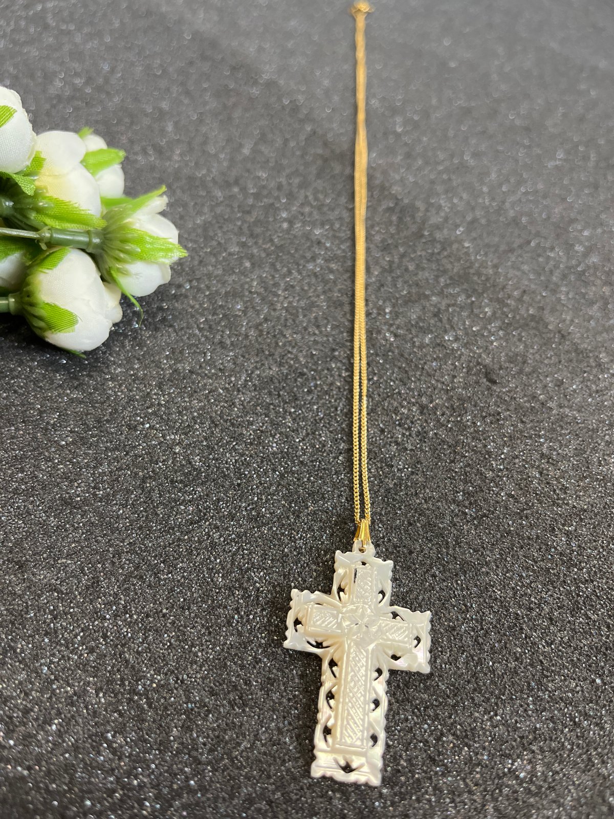 十字架ネックレス 五芒星 クロス ペンダント ベツレヘムパール | sophia333