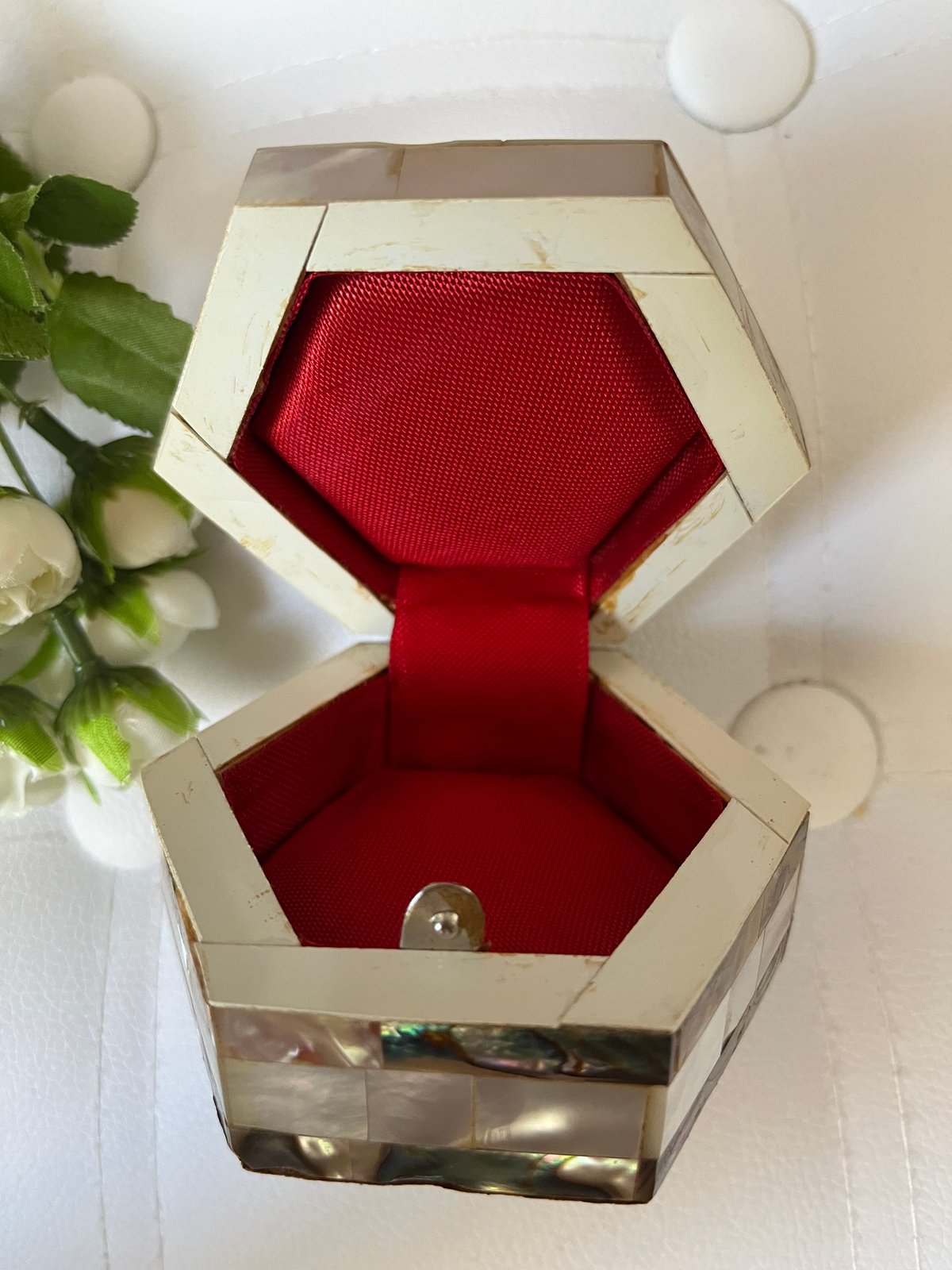 ベツレヘムパール　ジュエリーケース　真珠貝　平和　鳩ハト　ヴィクトリア　六芒星 真珠貝 パール アクセサリーケース ハト ベツレヘムパール | sophia333