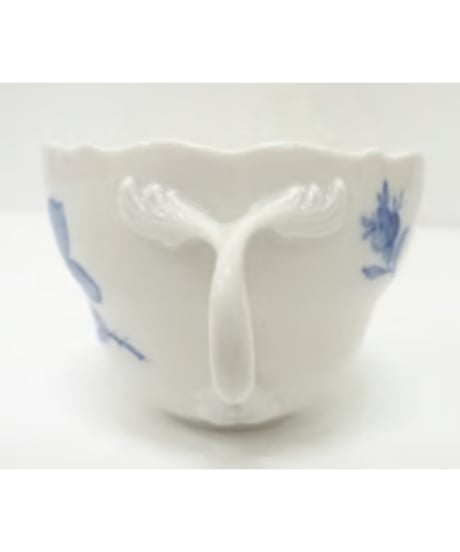 マイセン　Meissen ブルーローズ カップ＆ソーサー　スプーン付　箱　蕾