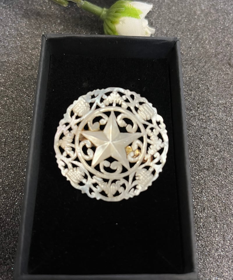 ベツレヘムパール ベツレヘムの星 五芒星 5つ星 ブローチ ベツレヘムパール ベツレヘムの星 五芒星 5つ星 ブローチ