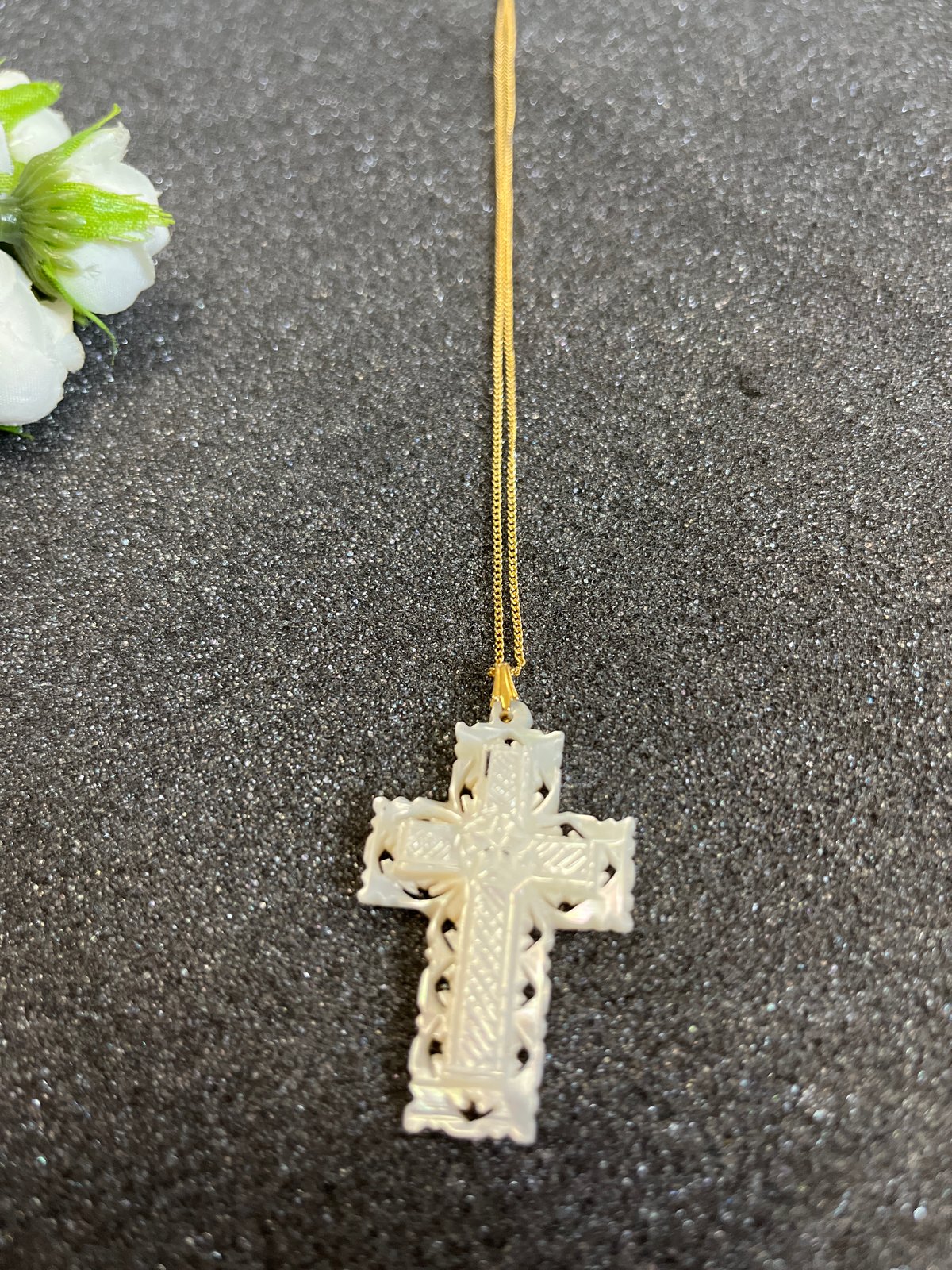 十字架ネックレス 五芒星 クロス ペンダント ベツレヘムパール | sophia333