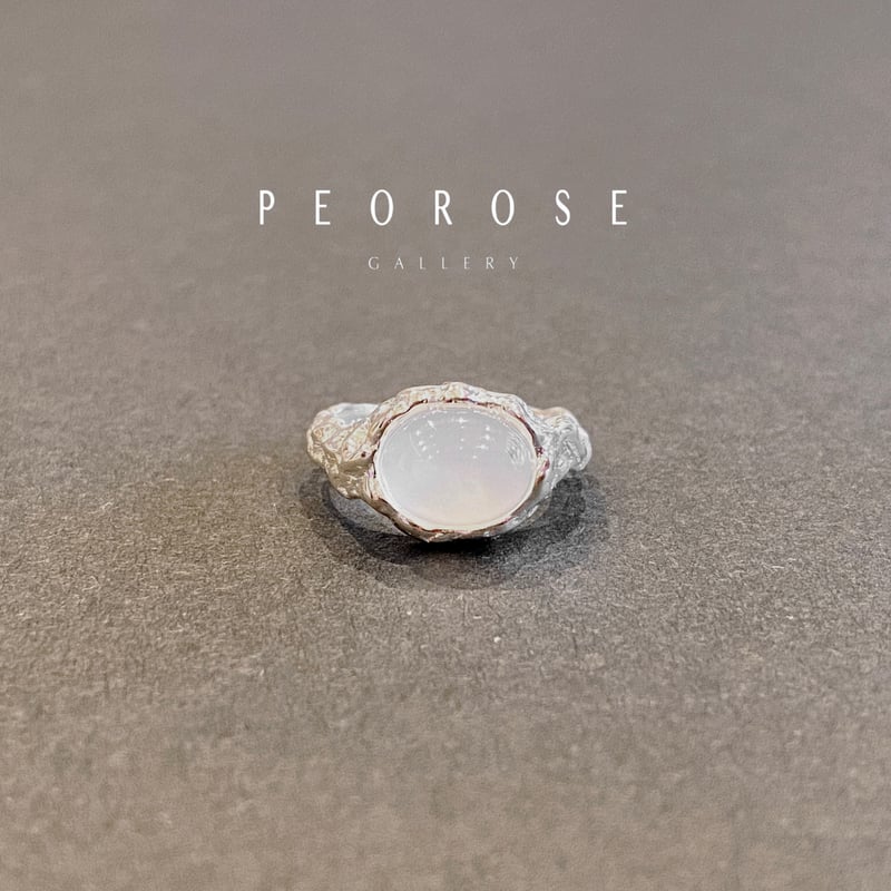 83 factory's] 白瑪瑙 指輪 | PEOROSE GALLERY