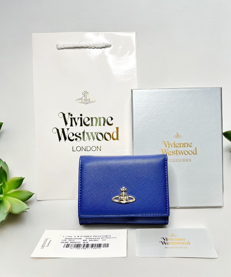 Vivienne Westwood 三つ折財布 日本限定】EXECUTIVE 口金二つ折りミニ財布(ブラック