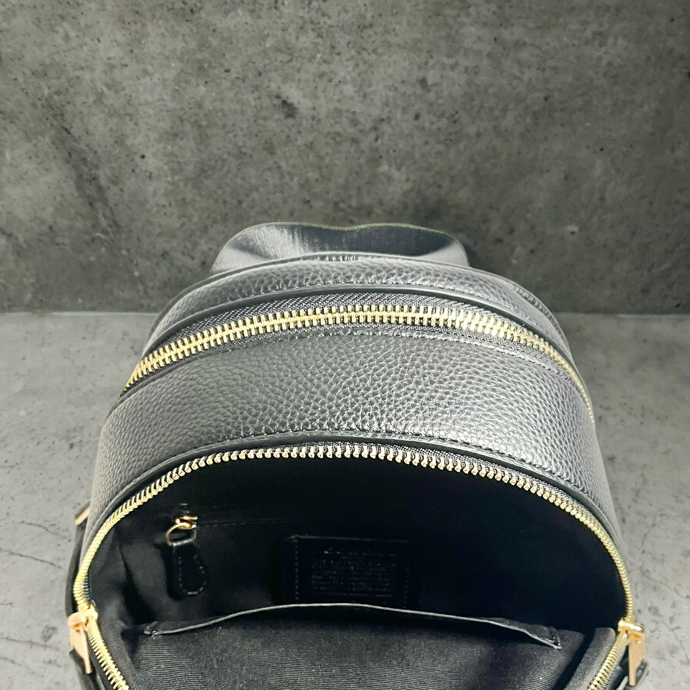 美品 COACH コーチ ブラック ミニリュック シグネチャー F58315 COACH コーチ ミニリュック シグネチャー ブラック | LQEMIE