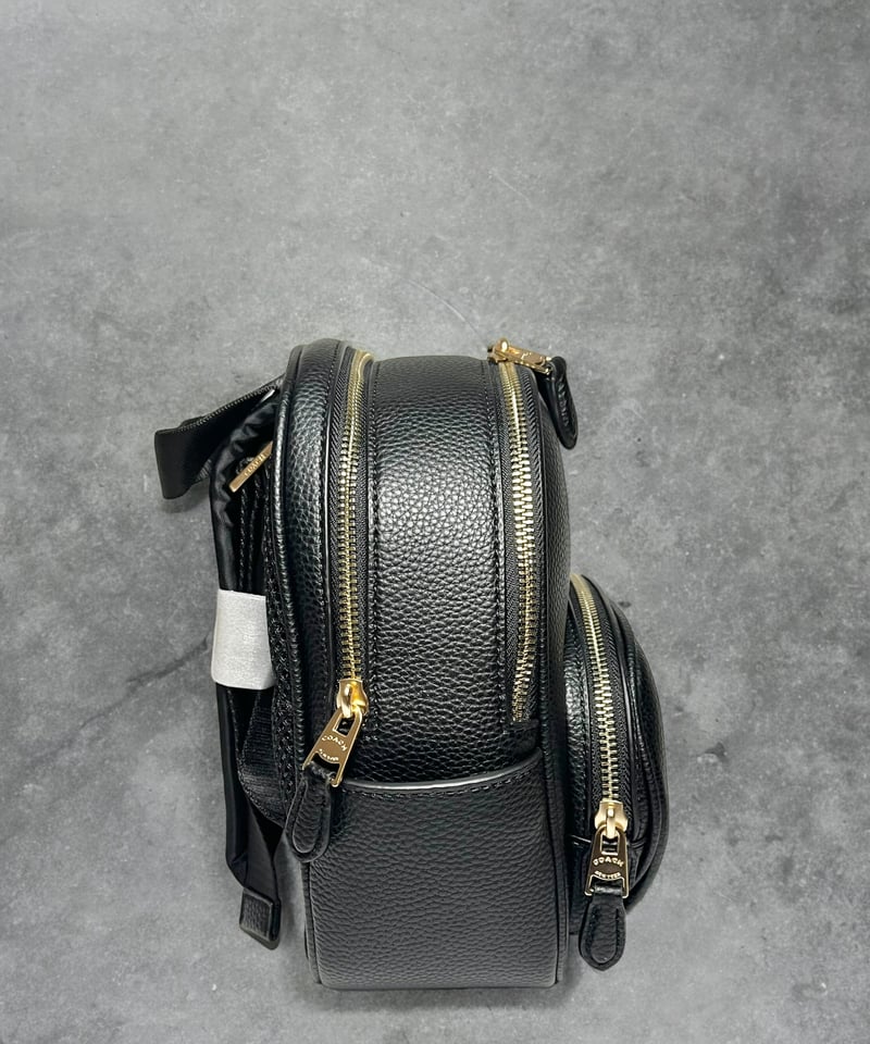 COACH ブラック&シグネチャー　ミニリュック COACH ブラック&シグネチャー ミニリュック COACH コーチ ミニ
