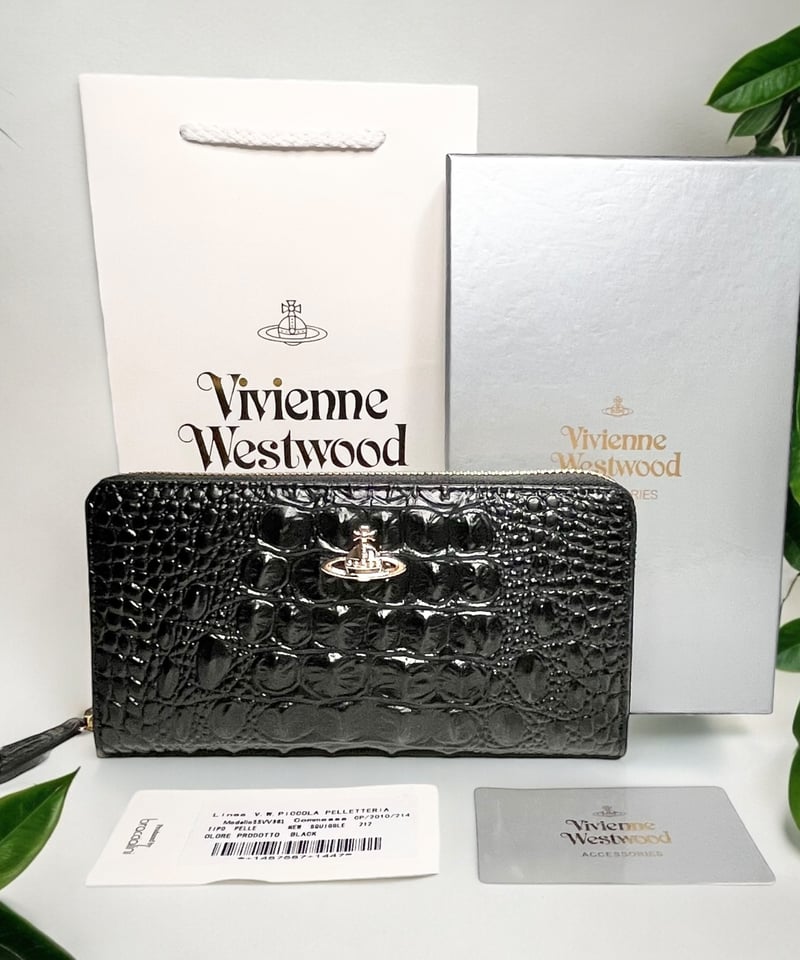 ヴィヴィアンウエストウッド 955VW361 長財布 黒 新品 Vivienne Westwood 長財布 ブラック 955VW361 ヴィヴィアン