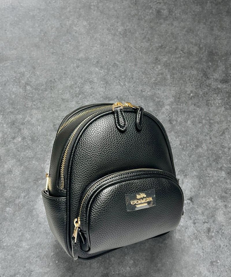COACH コーチ ミニリュック シグネチャー ブラック | LQEMIE
