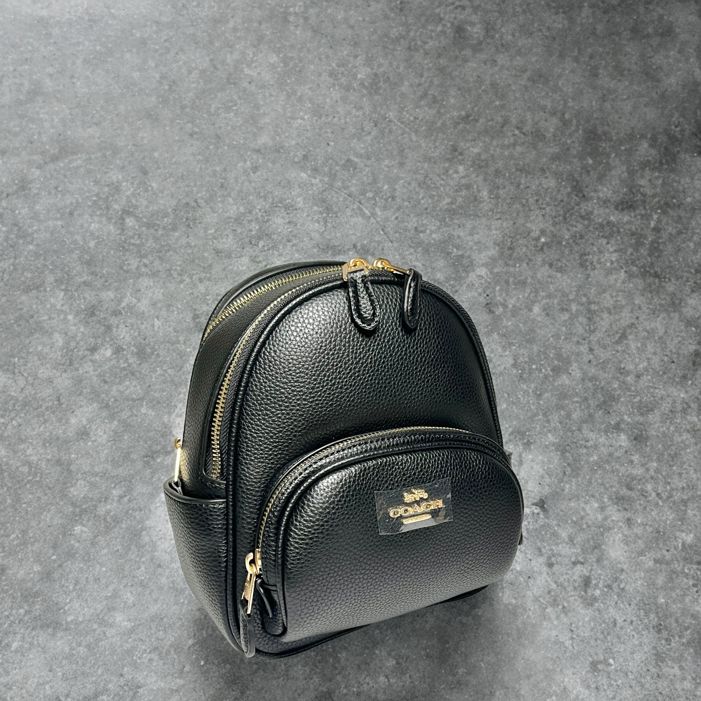 COACH コーチ ミニリュック シグネチャー ブラック | LQEMIE