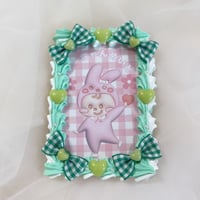 【ギンガムチェックみどり】B8 ホイップデコトレカケース
