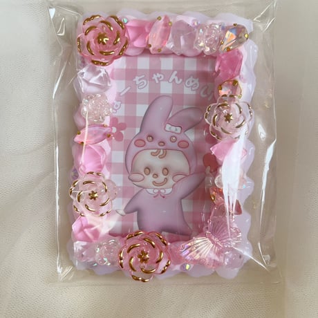 【在庫販売】（琥珀PINK)B8 ホイップデコトレカケース ③