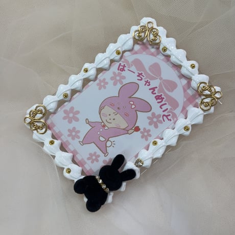 【ClassicalRabbit WHITE】B8 ホイップデコトレカケース　①