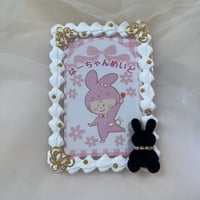 【ClassicalRabbit WHITE】B8 ホイップデコトレカケース　①
