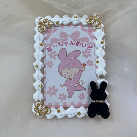 【ClassicalRabbit WHITE】B8 ホイップデコトレカケース　①