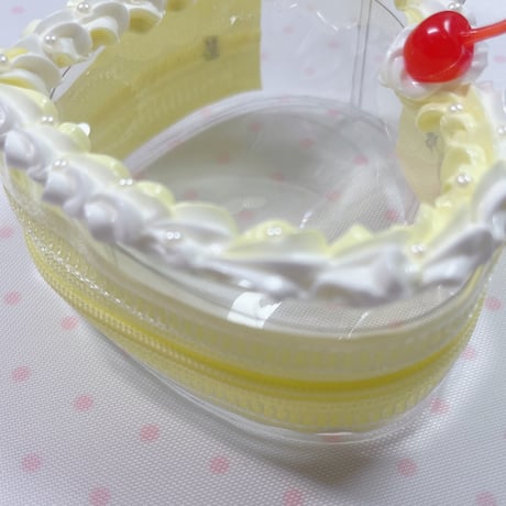 ハートケーキポーチ（きいろ）♡♡