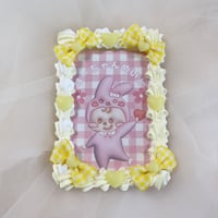 【ギンガムチェックきいろ】B8 ホイップデコトレカケース