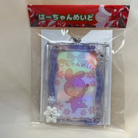 【クリスマス】レジン トレカキーホルダーケース 結晶