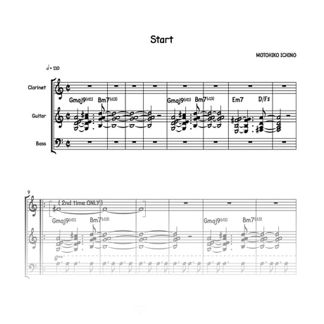Time Flows (like water) / album score (PDF)