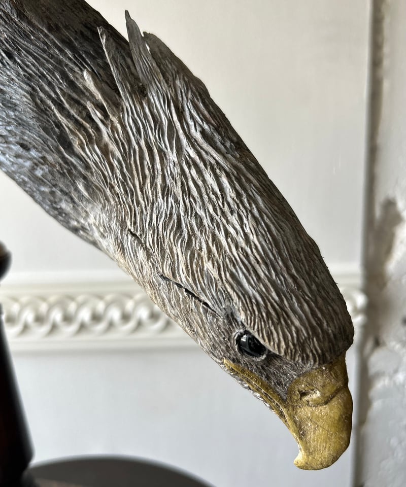 NO.51「白頭鷲の一閃」 | 流木と動物彫刻