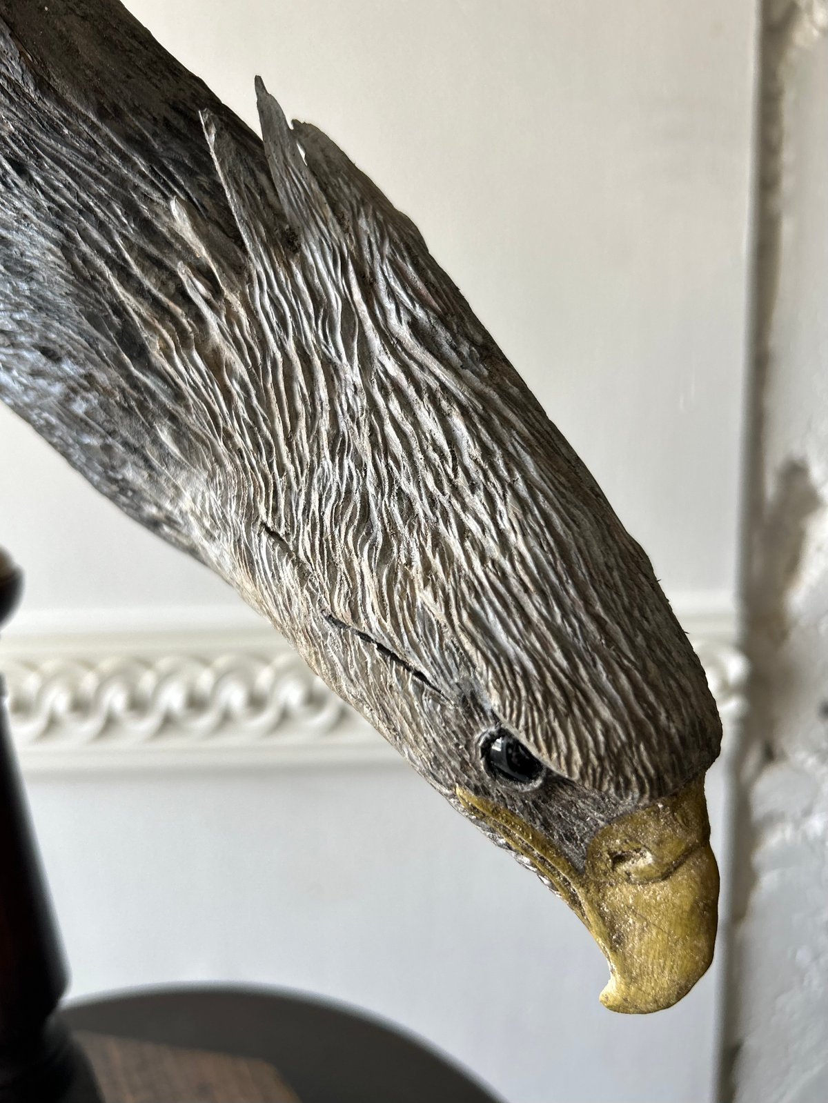 NO.51「白頭鷲の一閃」 | 流木と動物彫刻