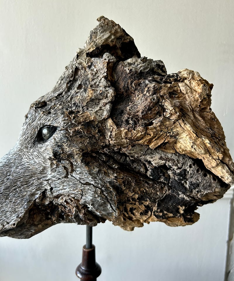 Google Pixel 7Pro 天然木 ウッドカバー 彫刻 オオカミ Google Pixel