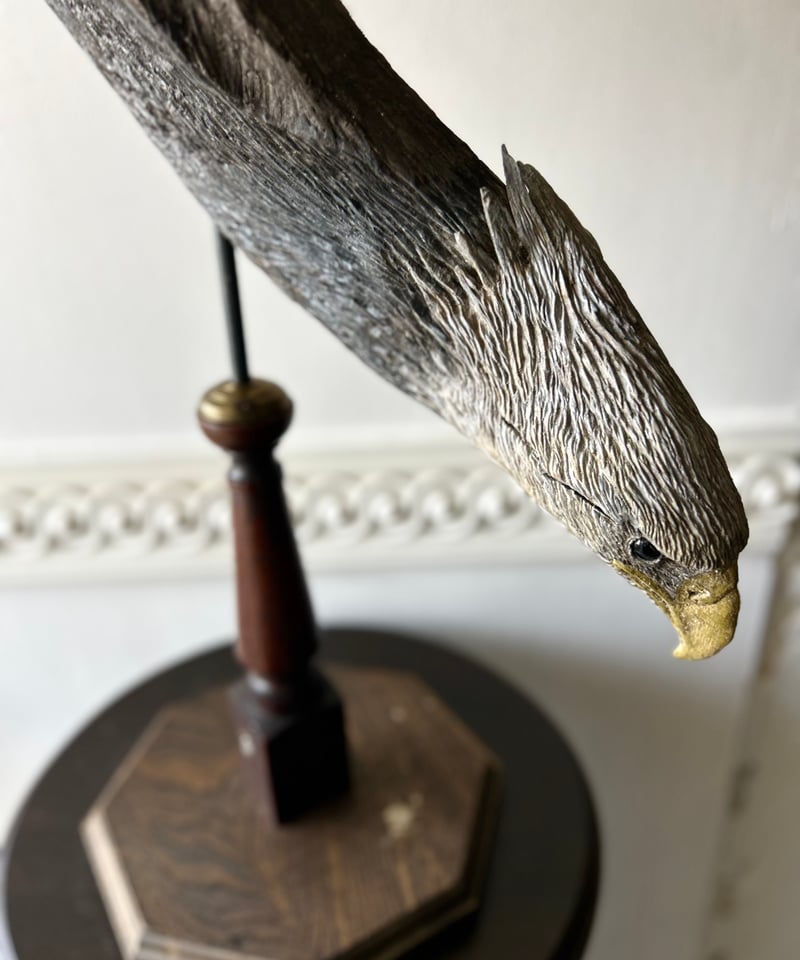 NO.51「白頭鷲の一閃」 | 流木と動物彫刻