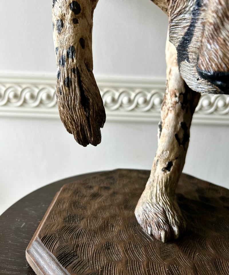 NO.58「逐うチーター」 | 流木と動物彫刻