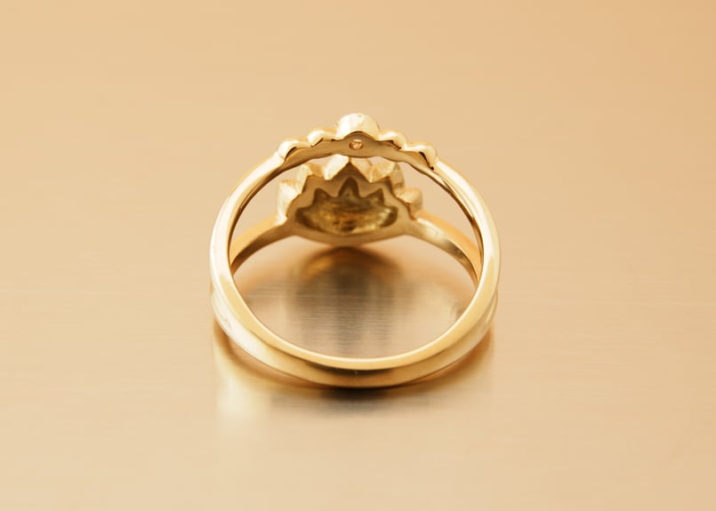 蓮のお花たち 蓮とダイヤモンドの指輪 | ポーラースター