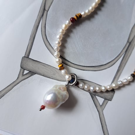 oyster pearl necklace 2