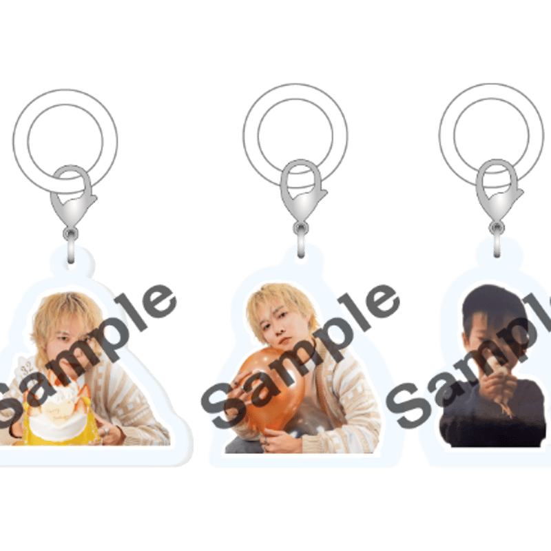 目印チャーム全3種【BIRTHDAY GOODS 2026】 | 杉本琢弥 オンラインショップ