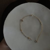 -1点モノ -new- oil in quartz bracelet  - gold -