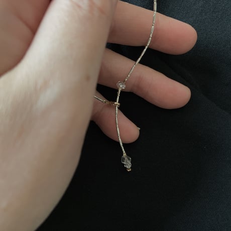 応相談 item - her-kimer 3粒 bracelet -silver -