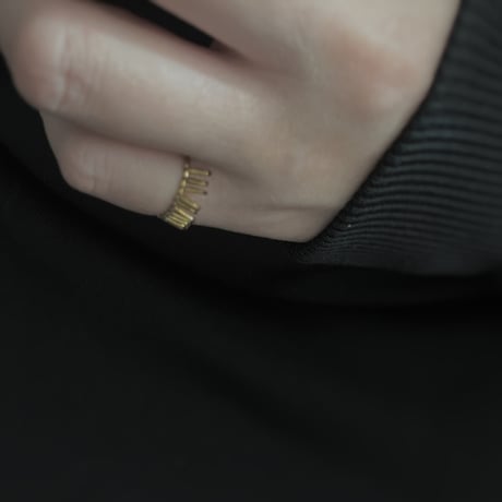 再入荷- original karen silver fringe ring　-