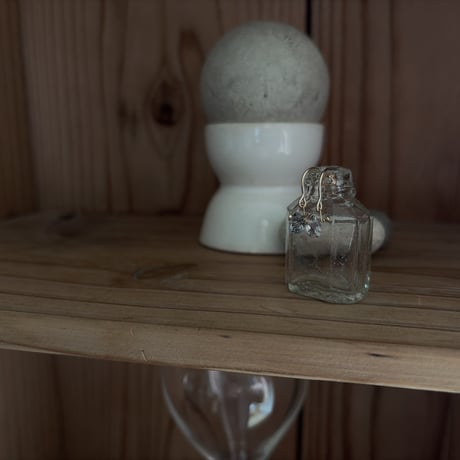 -  drop tourmaline quartz pierce  -  片耳