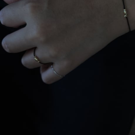 応相談item  ｜silver × k18wg  pinkie ring｜
