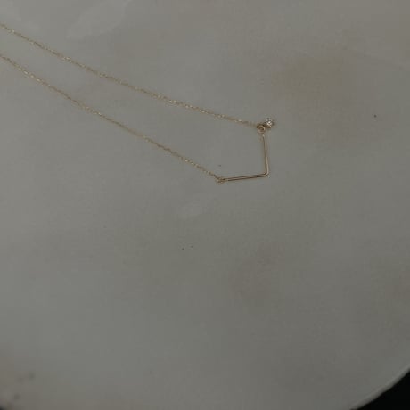 ｜応相談item｜ ｜V chain necklace K10YG  |