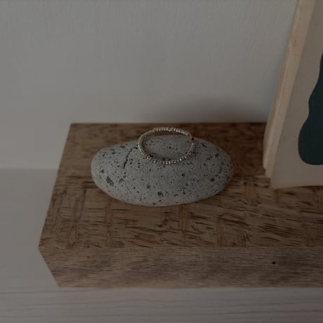 karen silver × K18YG ring  no.2