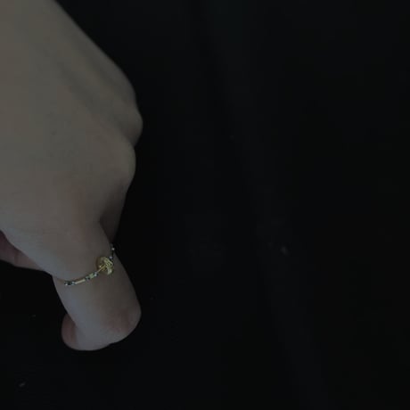 ｜pentagon k18 ring ♯15｜  チャームのみ