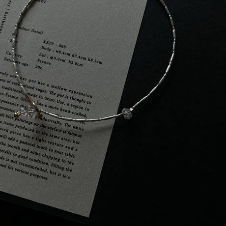応相談 item - her-kimer 3粒 bracelet -silver -