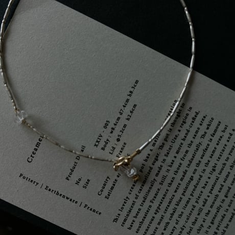 応相談 item - her-kimer 3粒 bracelet -silver -