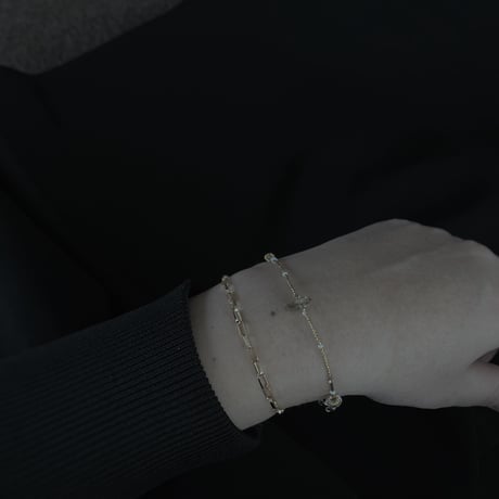 -1点モノ -new- oil in quartz bracelet  - gold -