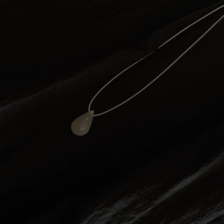 4/3再入荷 ー necklace ー　moonstone (gray white)