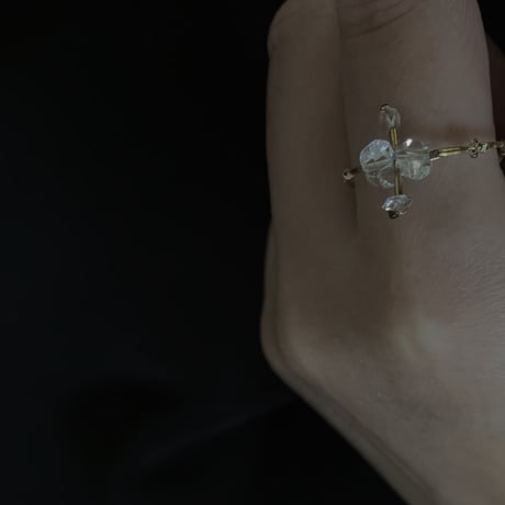 new ／her-kimer diamond cross bracelet or ring