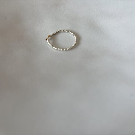 karen silver × K18YG ring  no.2