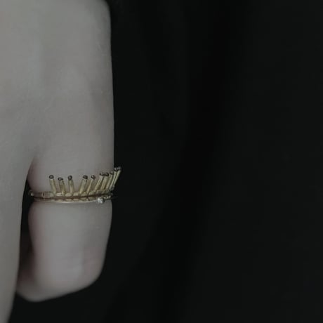 再入荷- original karen silver fringe ring　-