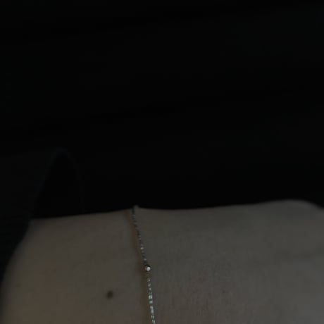 - tres silver bracelet -