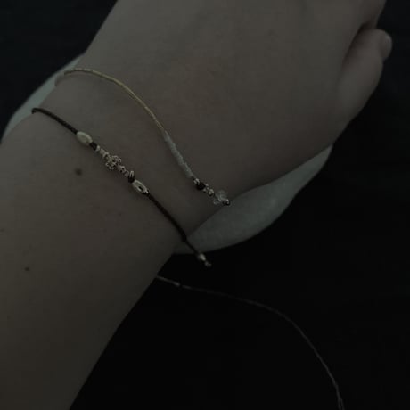 限定- her-kimer diamond silver bracelet -